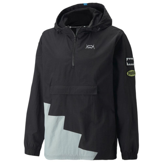 Puma Ανδρικό αντιανεμικό μπουφάν Short Corner Pullover Puma Ανδρικό αντιανεμικό μπουφάν Short Corner Pullover